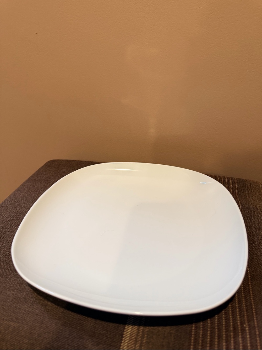 IKEA White Square Dinner Plate - Simple Contemporary Design